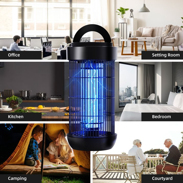 KLOUDIC Bug Zapper for Outdoor and Indoor Fly and Mosquito Traps