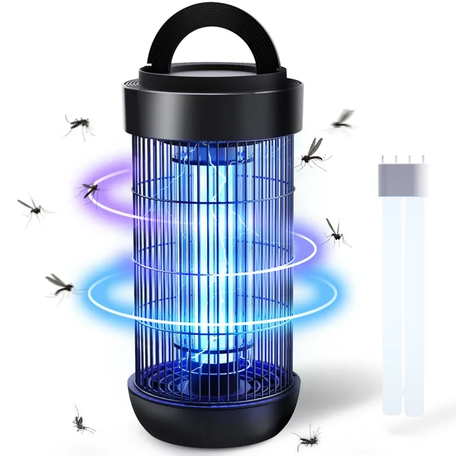 KLOUDIC Waterproof 4000V Detachable Electric Mosquito Killer Bug Zapper Electronic Insect Fly Trap for Outdoor and Indoor