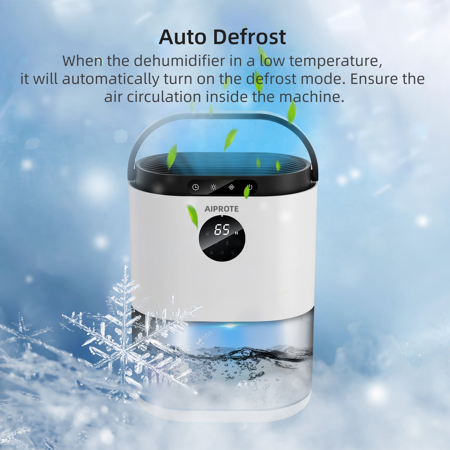 AIPROTE Auto-Defrost Dehumidifier