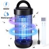 Kloudic Waterproof 4000V Detachable Electric Mosquito Killer Bug Zapper Electronic Insect Fly Trap with Extra Bulb for Outdoor and Indoor